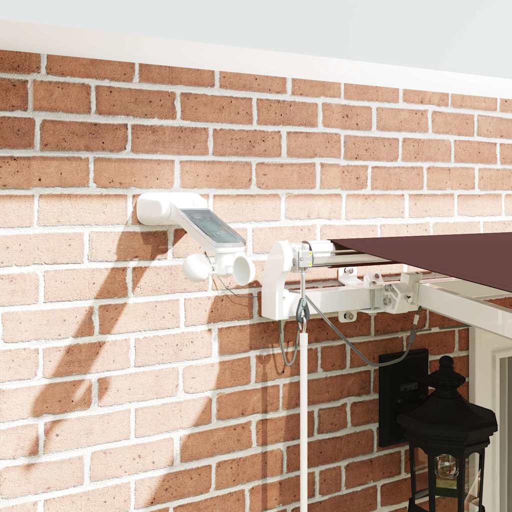 Tenda na automatsko uvlačenje s LED smeđa 400 x 300 cm