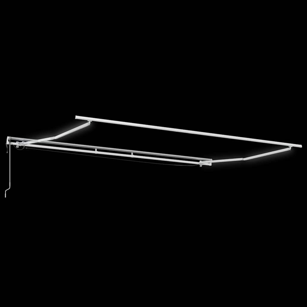 Tenda na automatsko uvlačenje s LED smeđa 500x300 cm