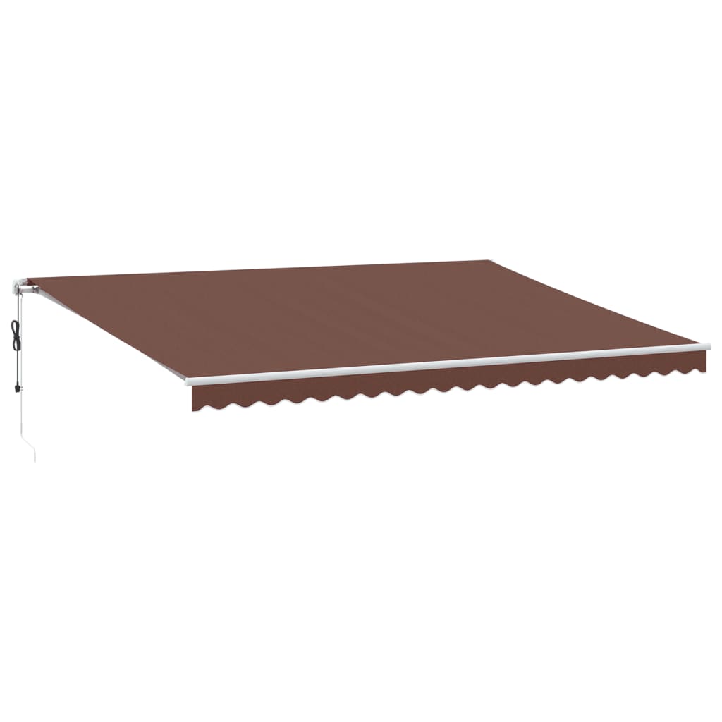 Tenda na automatsko uvlačenje smeđa 500x350 cm