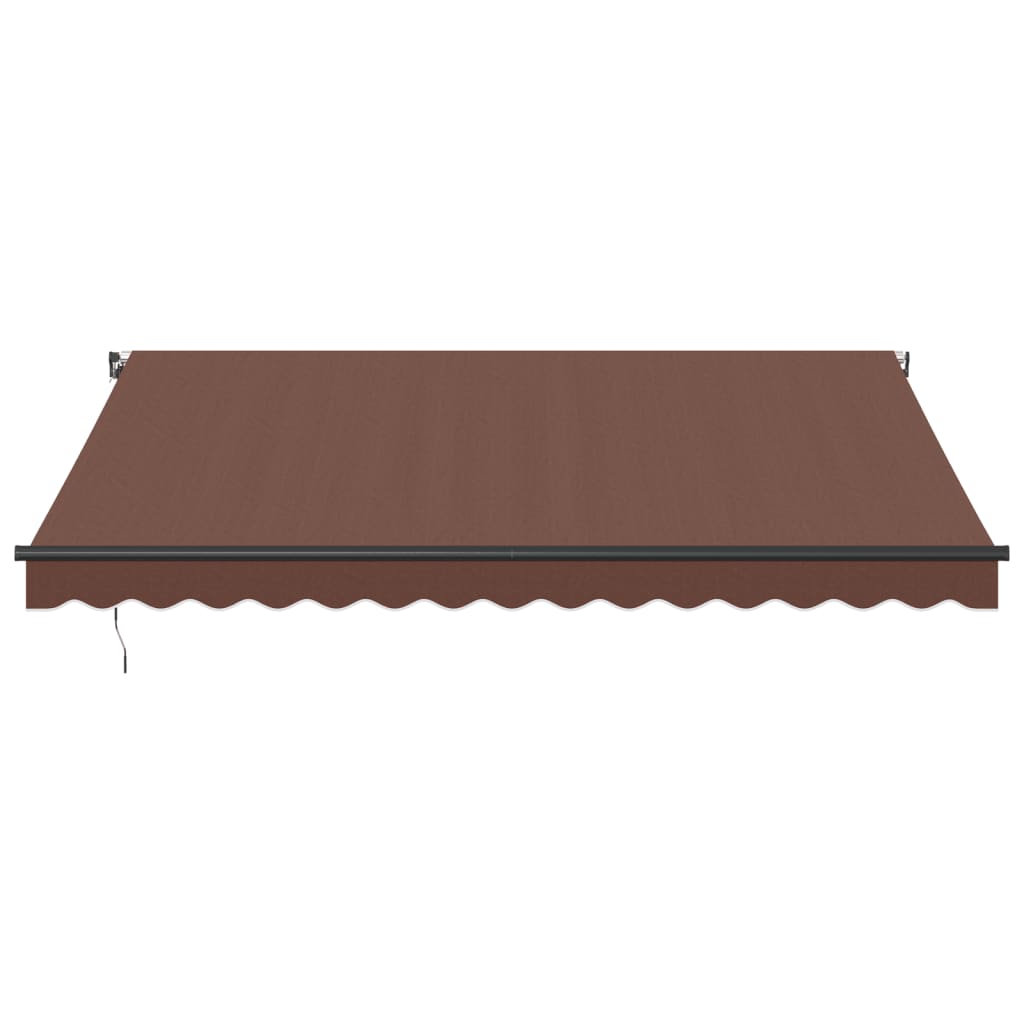 Tenda na ručno uvlačenje smeđa 400 x 350 cm