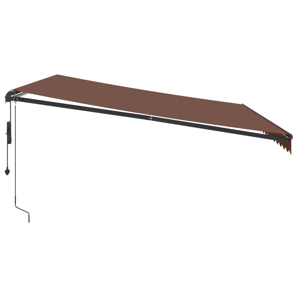 Tenda na automatsko uvlačenje smeđa 450 x 350 cm