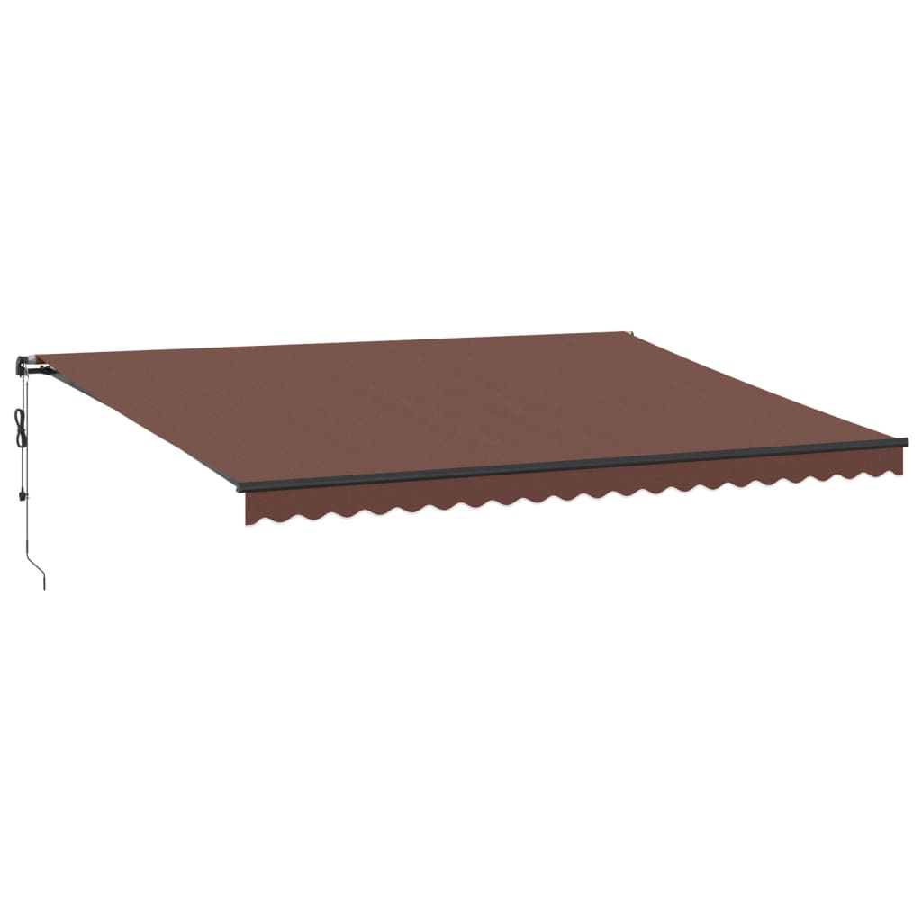 Tenda na automatsko uvlačenje smeđa 500x350 cm
