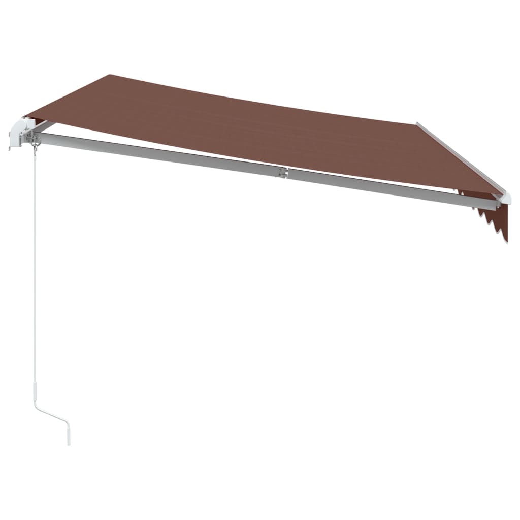 Tenda na ručno uvlačenje smeđa 350 x 250 cm