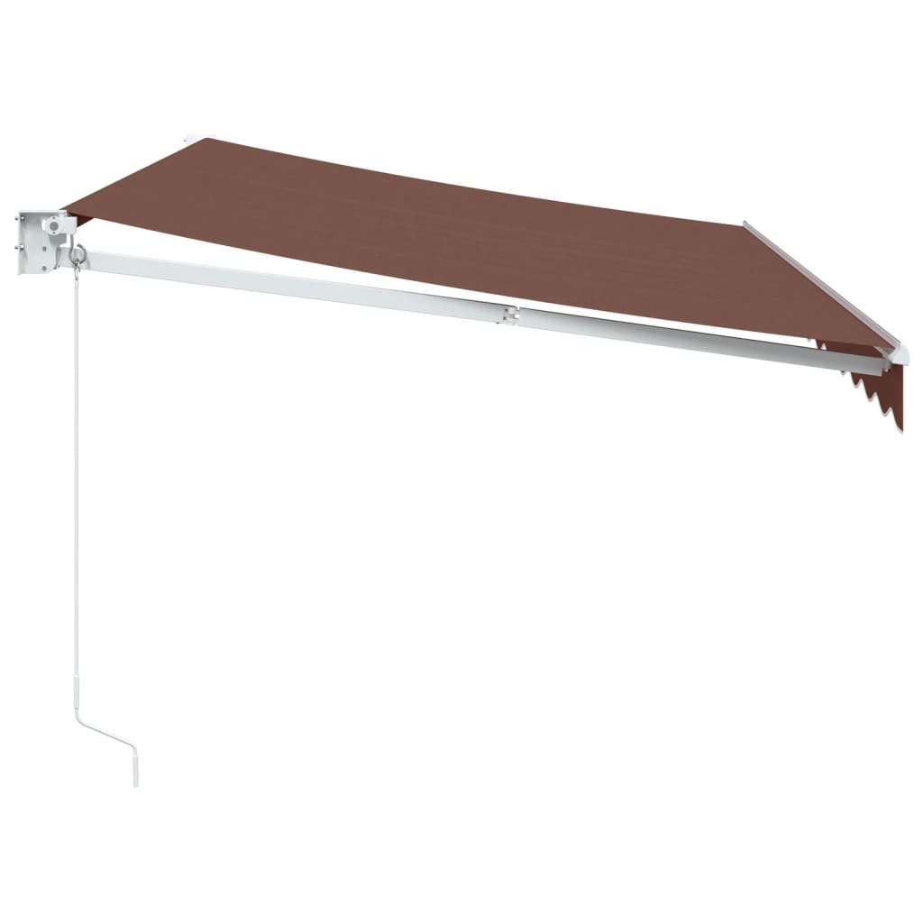 Tenda na ručno uvlačenje smeđa 350 x 250 cm