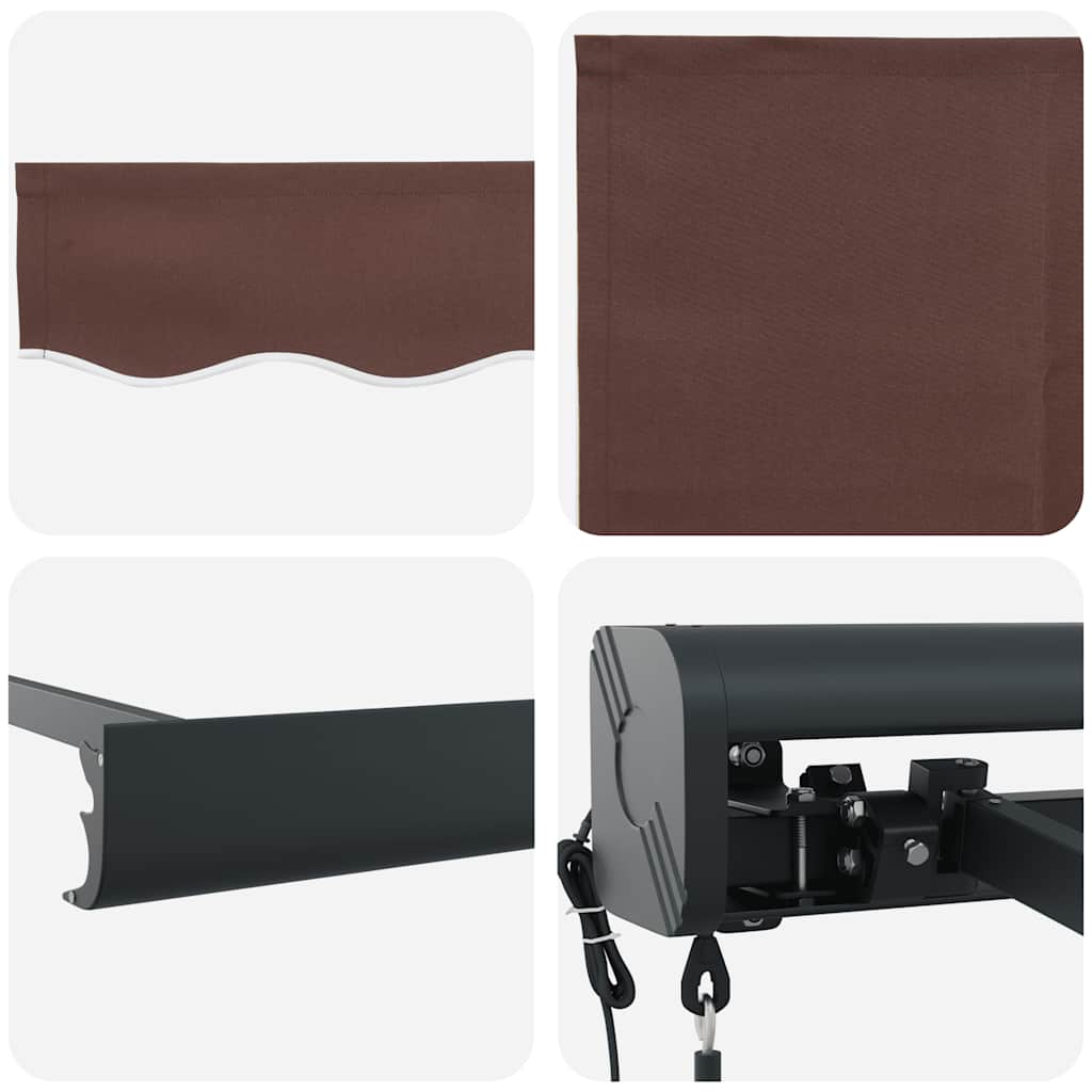 Tenda na automatsko uvlačenje smeđa 300 x 250 cm