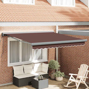 Tenda na automatsko uvlačenje smeđa 300 x 250 cm