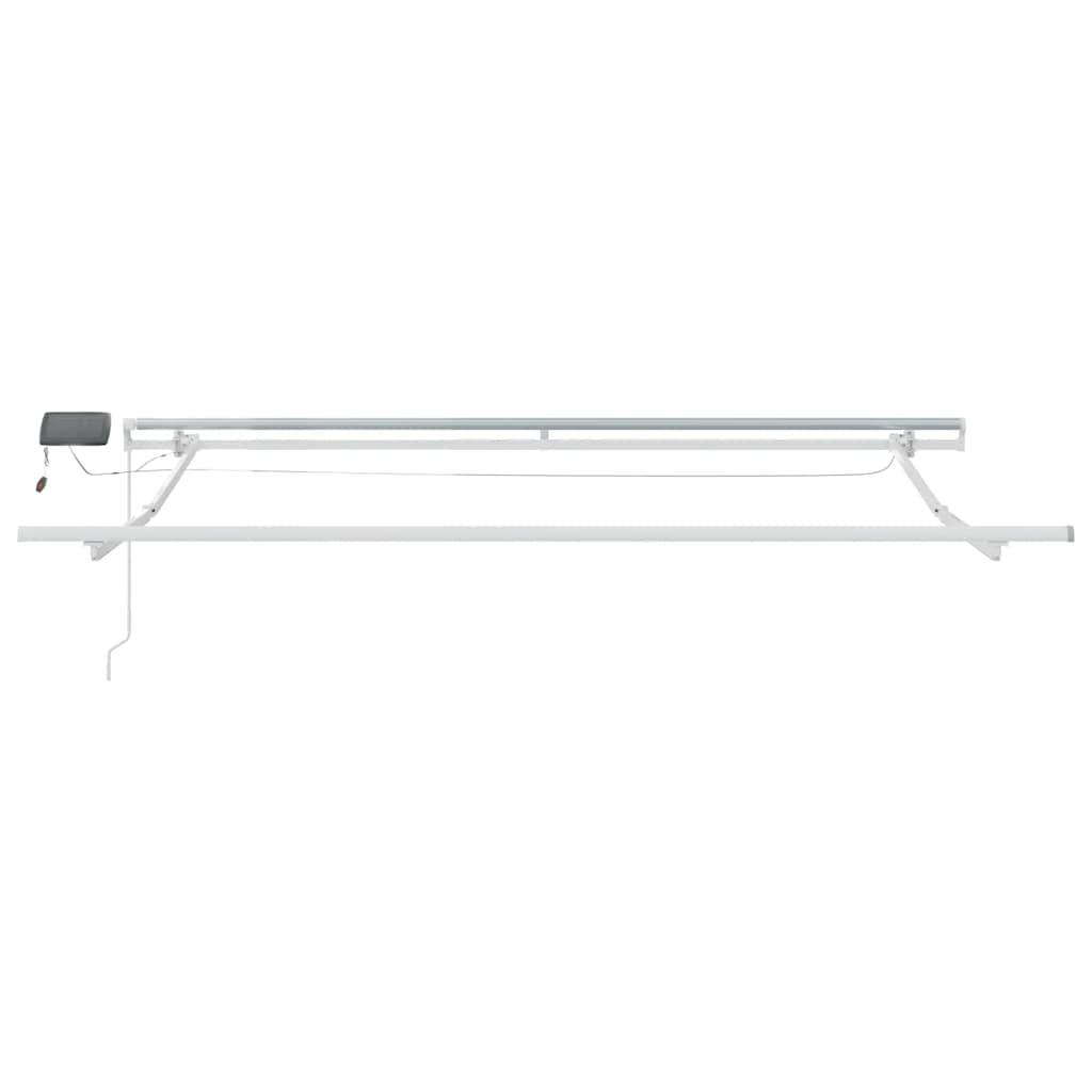 Tenda na ručno uvlačenje LED antracit i bijela 300 x 250 cm