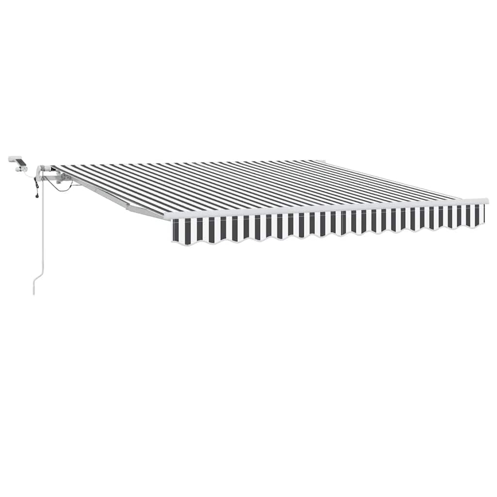 Tenda na automatsko uvlačenje LED antracit i bijela 300x250 cm
