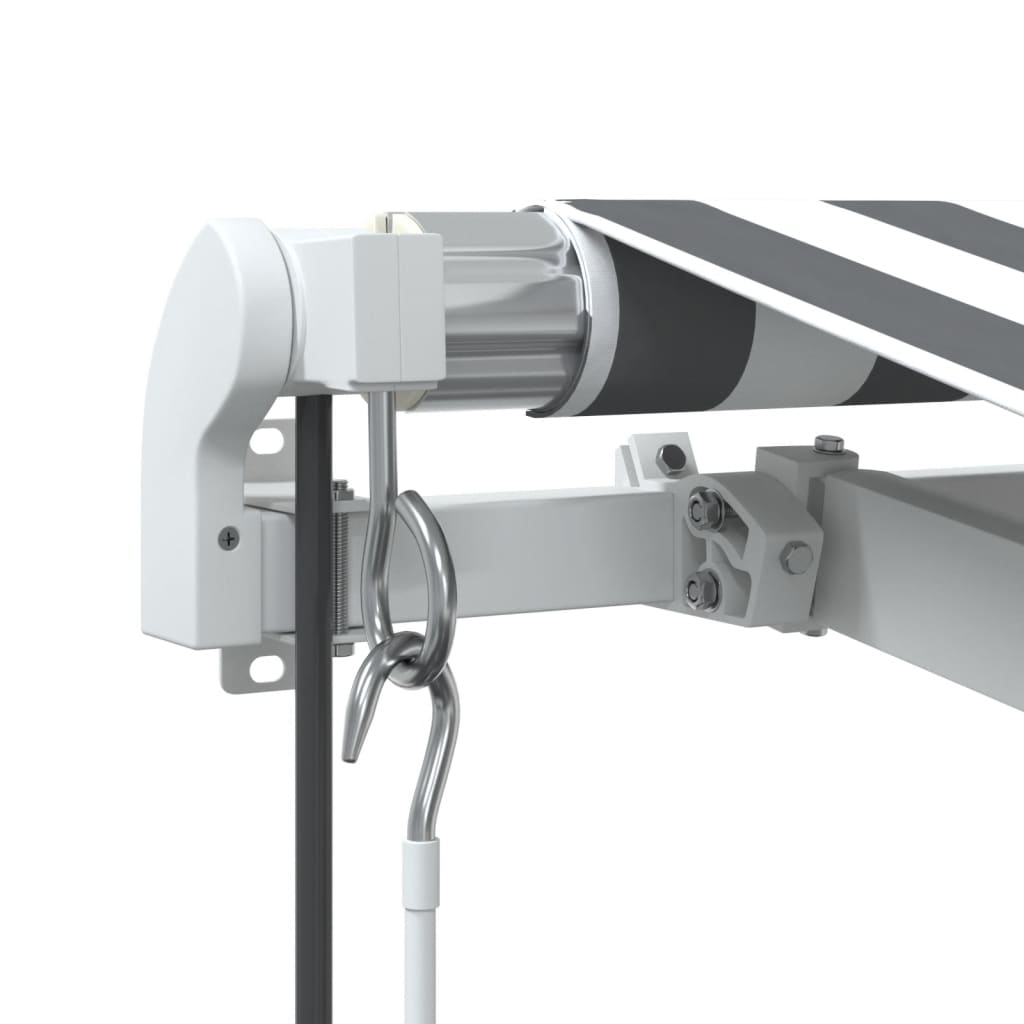 Tenda na automatsko uvlačenje LED antracit i bijela 350x250 cm