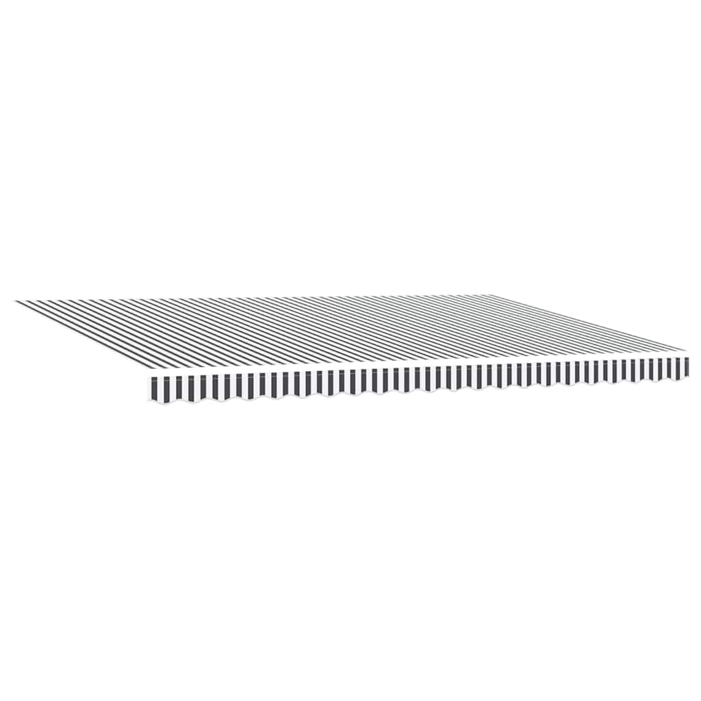 Tenda na ručno uvlačenje s LED antracit i bijela 500 x 300 cm