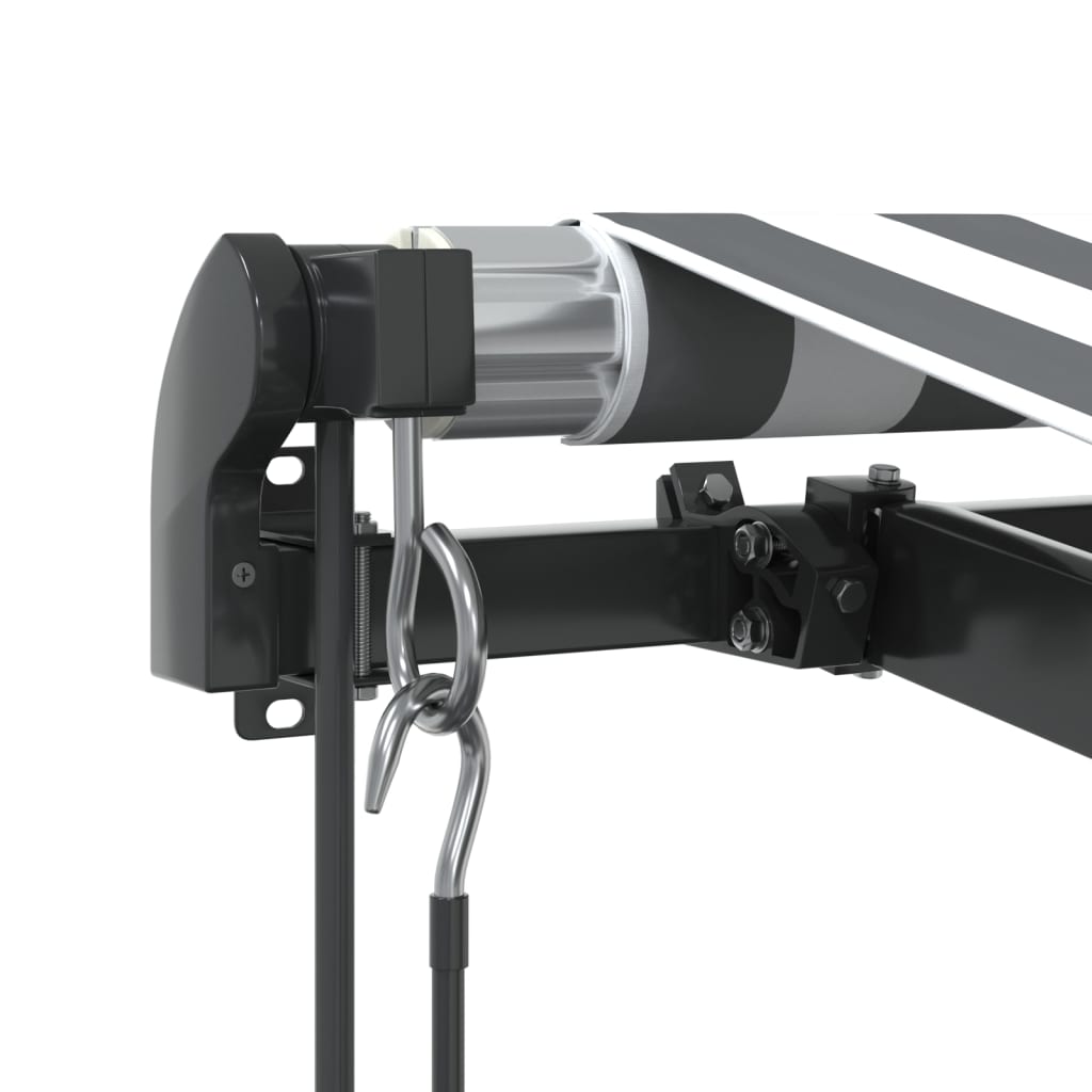 Tenda na automatsko uvlačenje LED antracit i bijela 400x350 cm