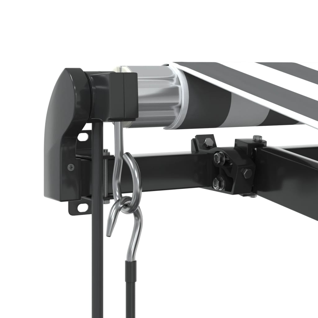 Tenda na automatsko uvlačenje LED antracit i bijela 600x350 cm