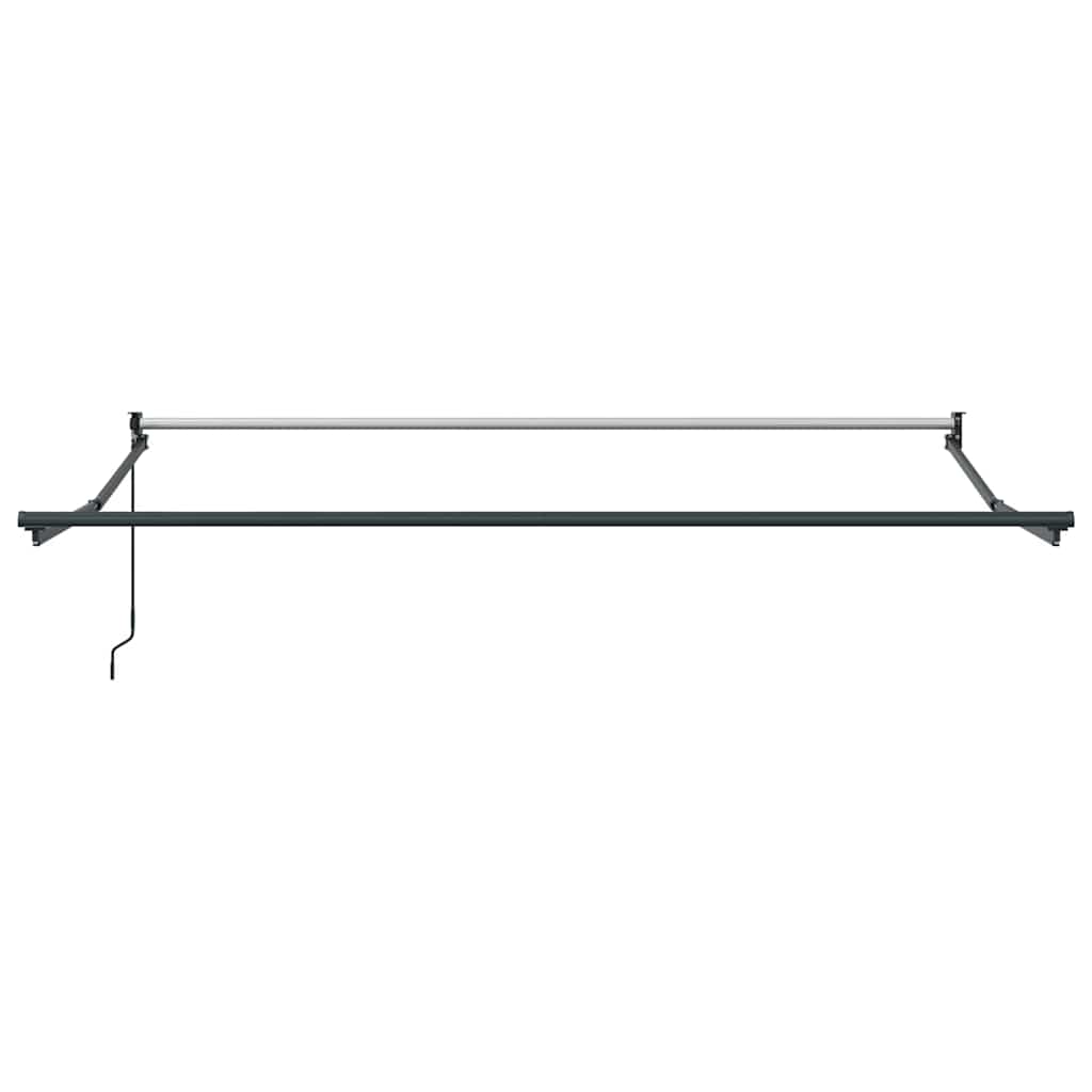 Tenda na uvlačenje antracit i bijela 3x2,5 m tkanina i aluminij