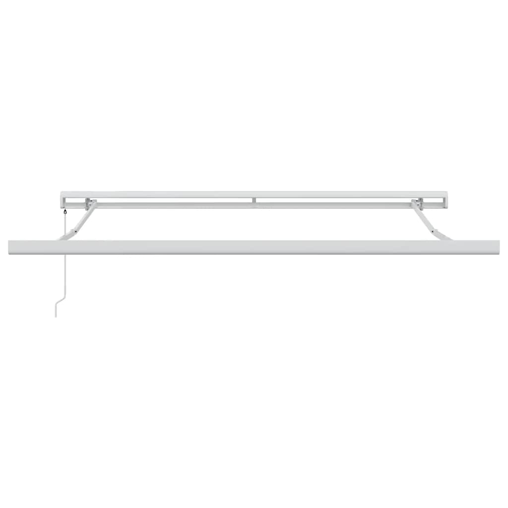 Tenda na uvlačenje antracit i bijela 3x2,5 m tkanina i aluminij