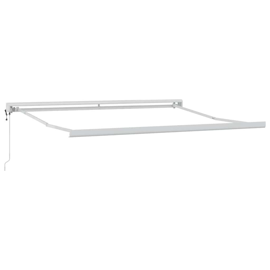 Tenda na uvlačenje antracit i bijela 3x2,5 m tkanina i aluminij