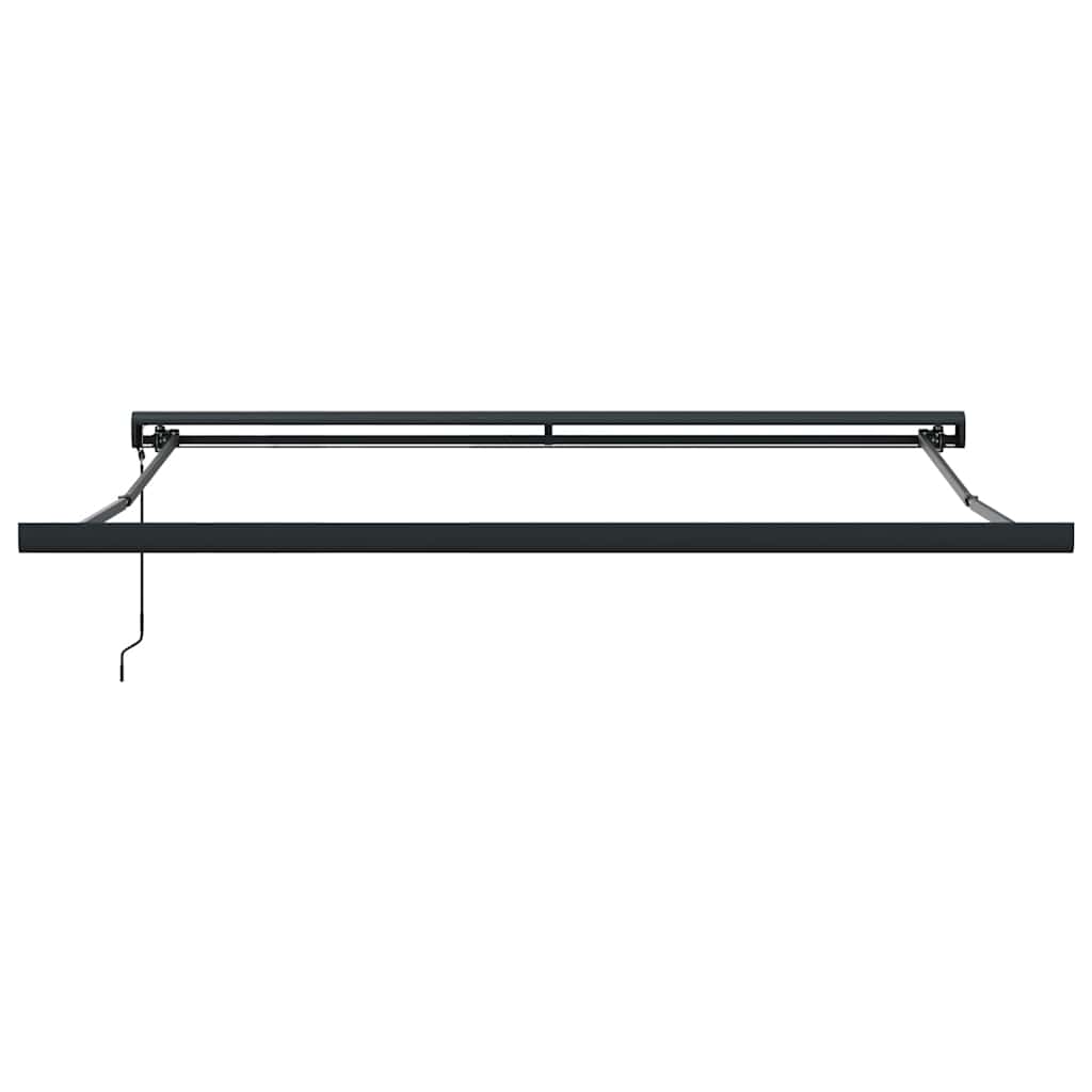 Tenda na uvlačenje antracit i bijela 3x2,5 m tkanina i aluminij
