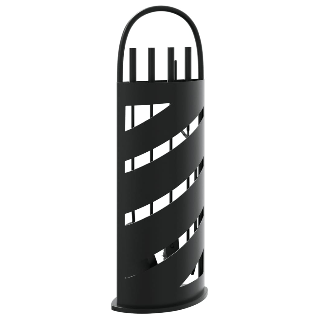 5-dijelni set alata za kamin 23 x 15 x 66 cm čelični