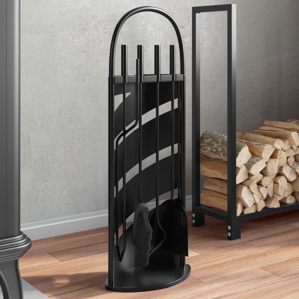 Set alata za kamin od 5 dijelova 23x15x66 cm čelik