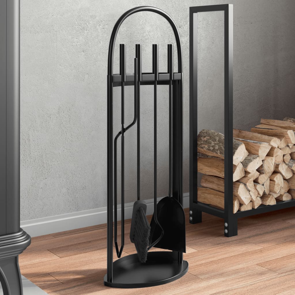 Set alata za kamin od 5 dijelova 23x15x66 cm čelik