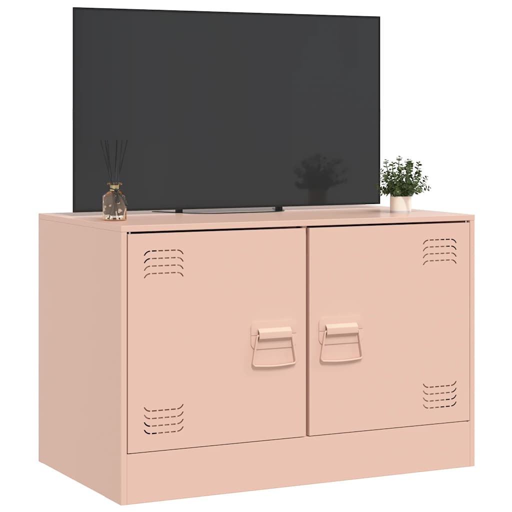 TV ormarić ružičasti 67 x 39 x 44 cm čelični