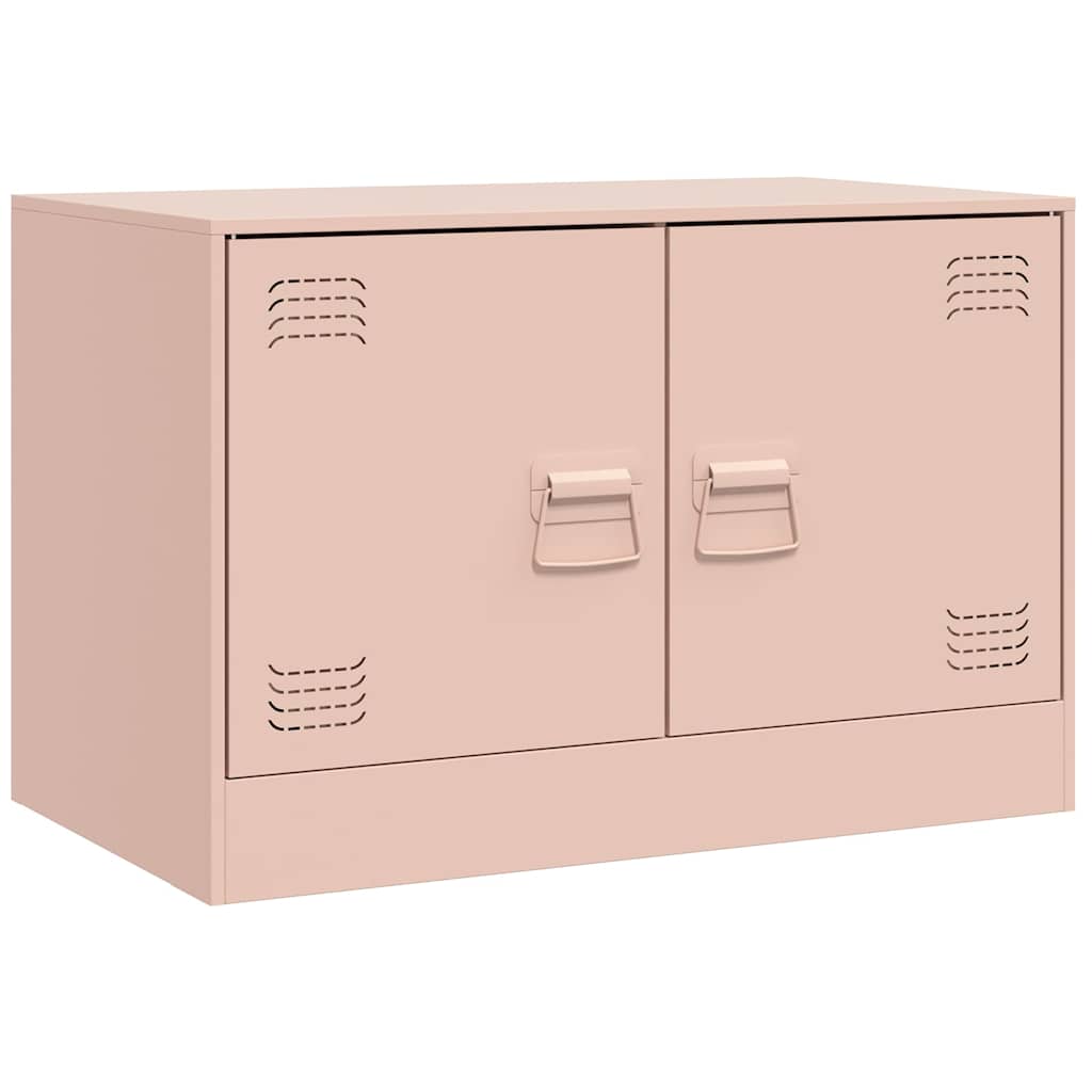 TV ormarići 2 kom ružičasti 67 x 39 x 44 cm čelični