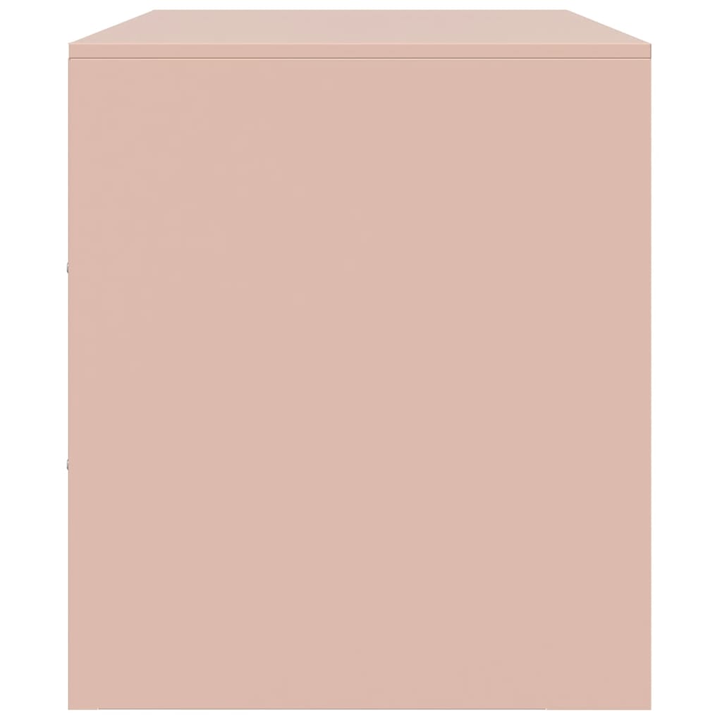 TV ormarići 2 kom ružičasti 67 x 39 x 44 cm čelični