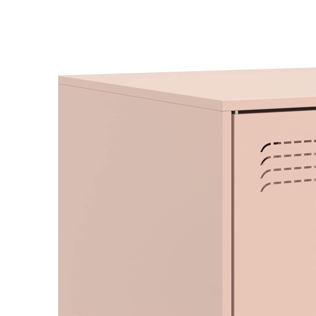 TV ormarići 2 kom ružičasti 67 x 39 x 44 cm čelični