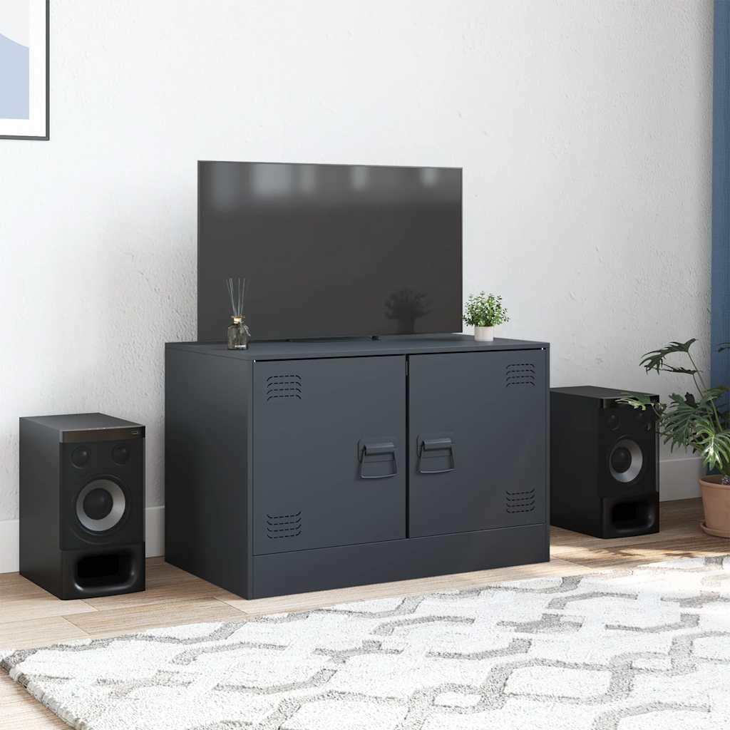 TV ormarić antracit 67 x 39 x 44 cm čelični