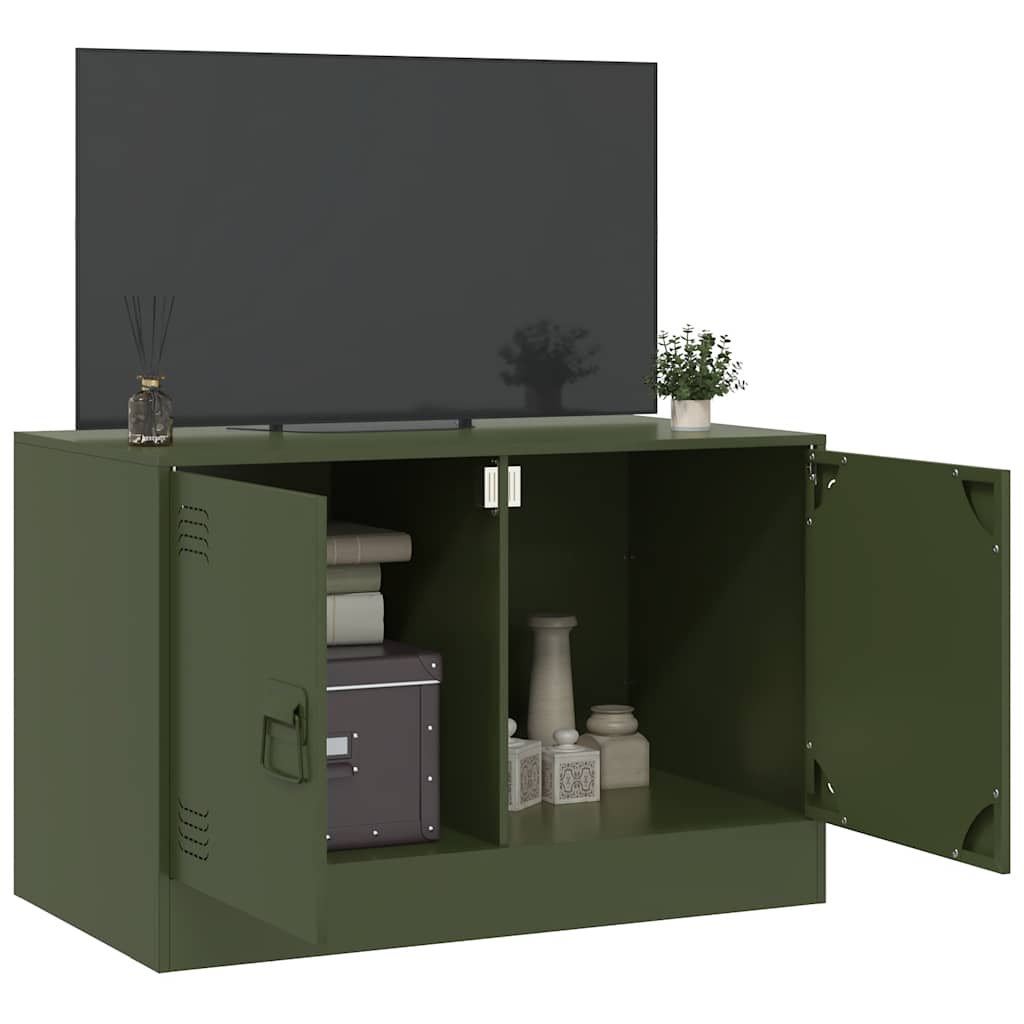 TV ormarić maslinasti 67 x 39 x 44 cm čelični