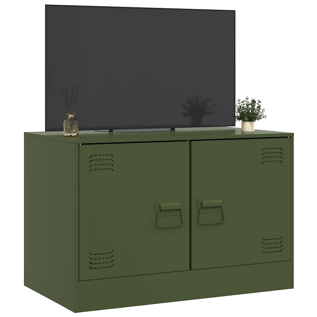 TV ormarić maslinasti 67 x 39 x 44 cm čelični