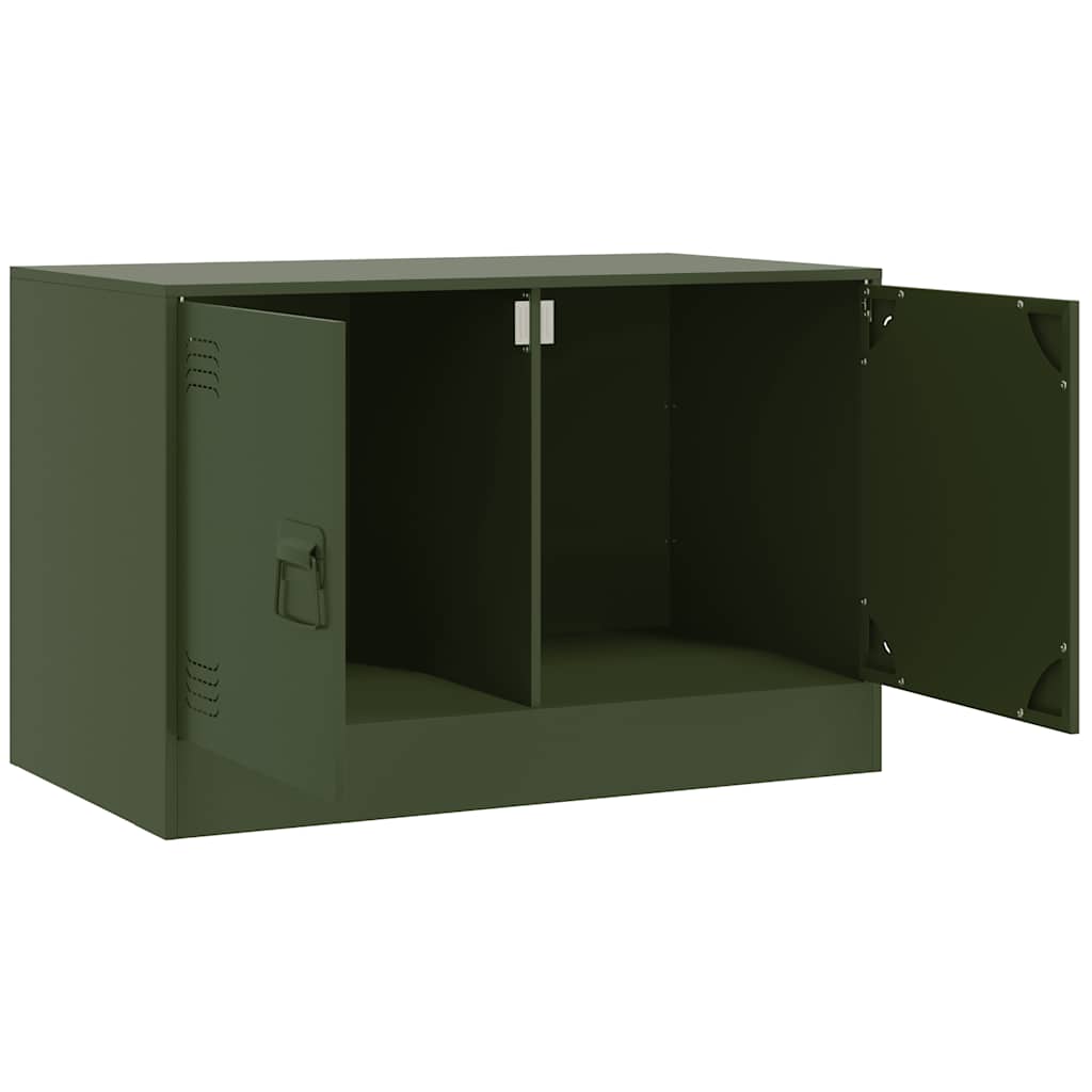 TV ormarić maslinasti 67 x 39 x 44 cm čelični