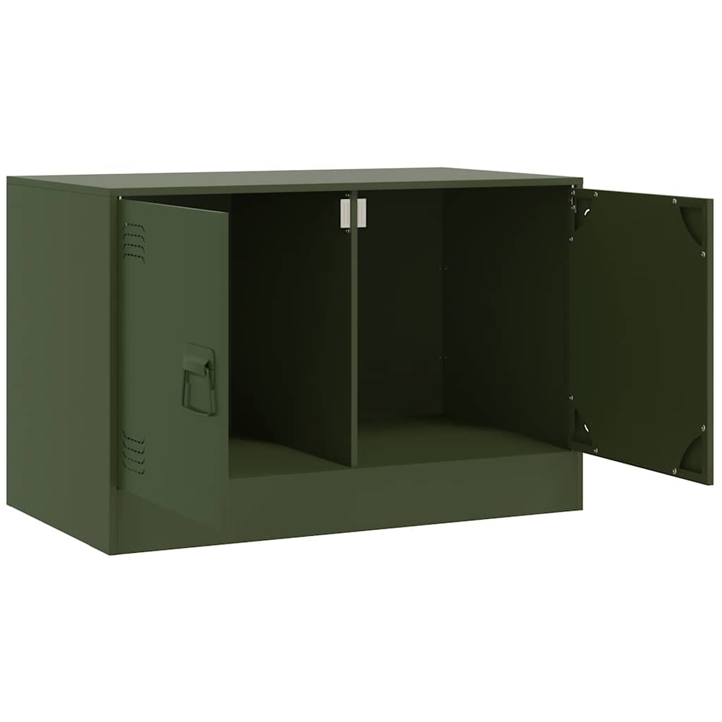 TV ormarići 2 kom maslinastozeleni 67 x 39 x 44 cm čelični