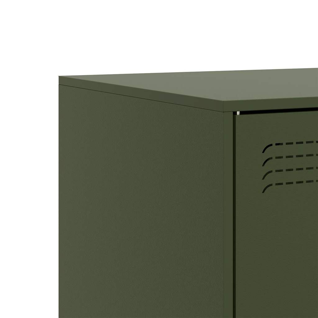 TV ormarići 2 kom maslinastozeleni 67 x 39 x 44 cm čelični