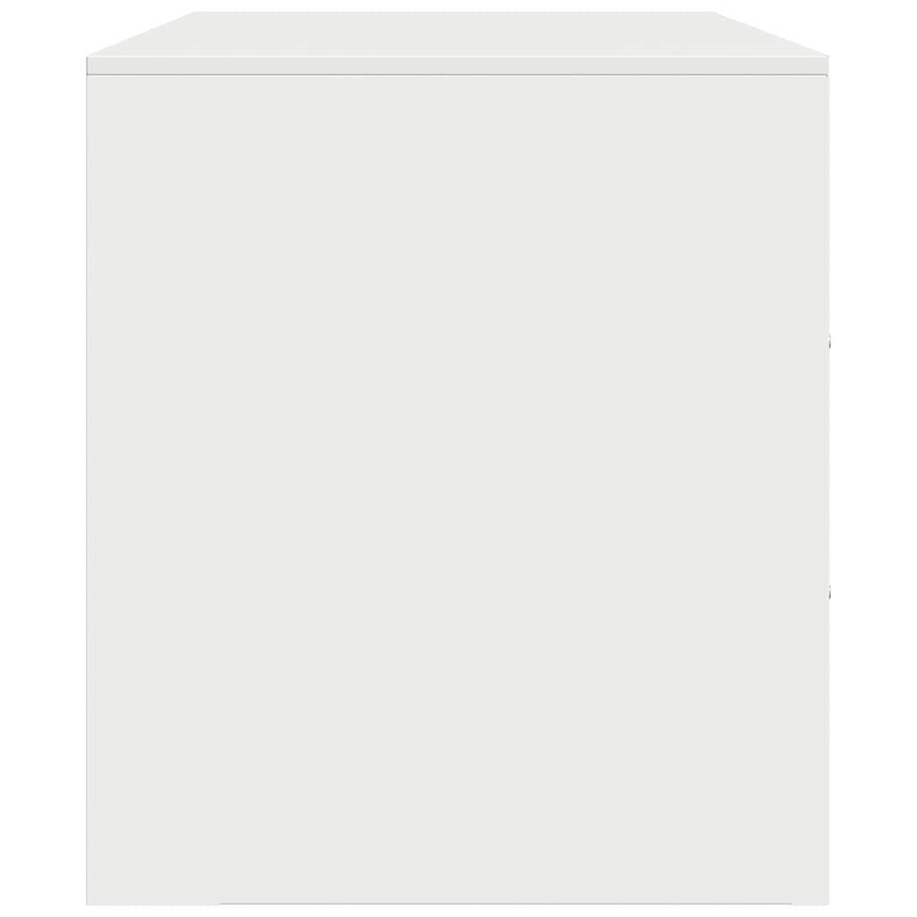 TV ormarić bijeli 99 x 39 x 44 cm čelični