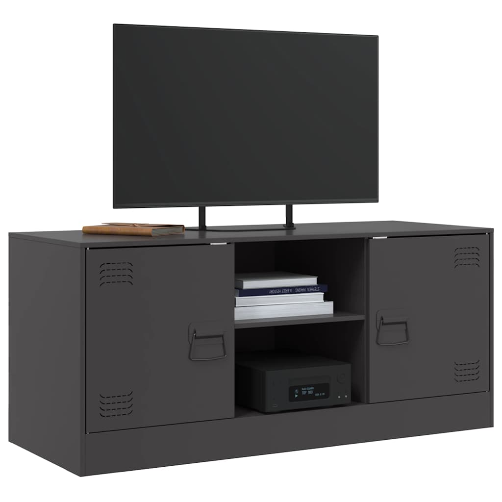 TV ormarić crni 99 x 39 x 44 cm čelični