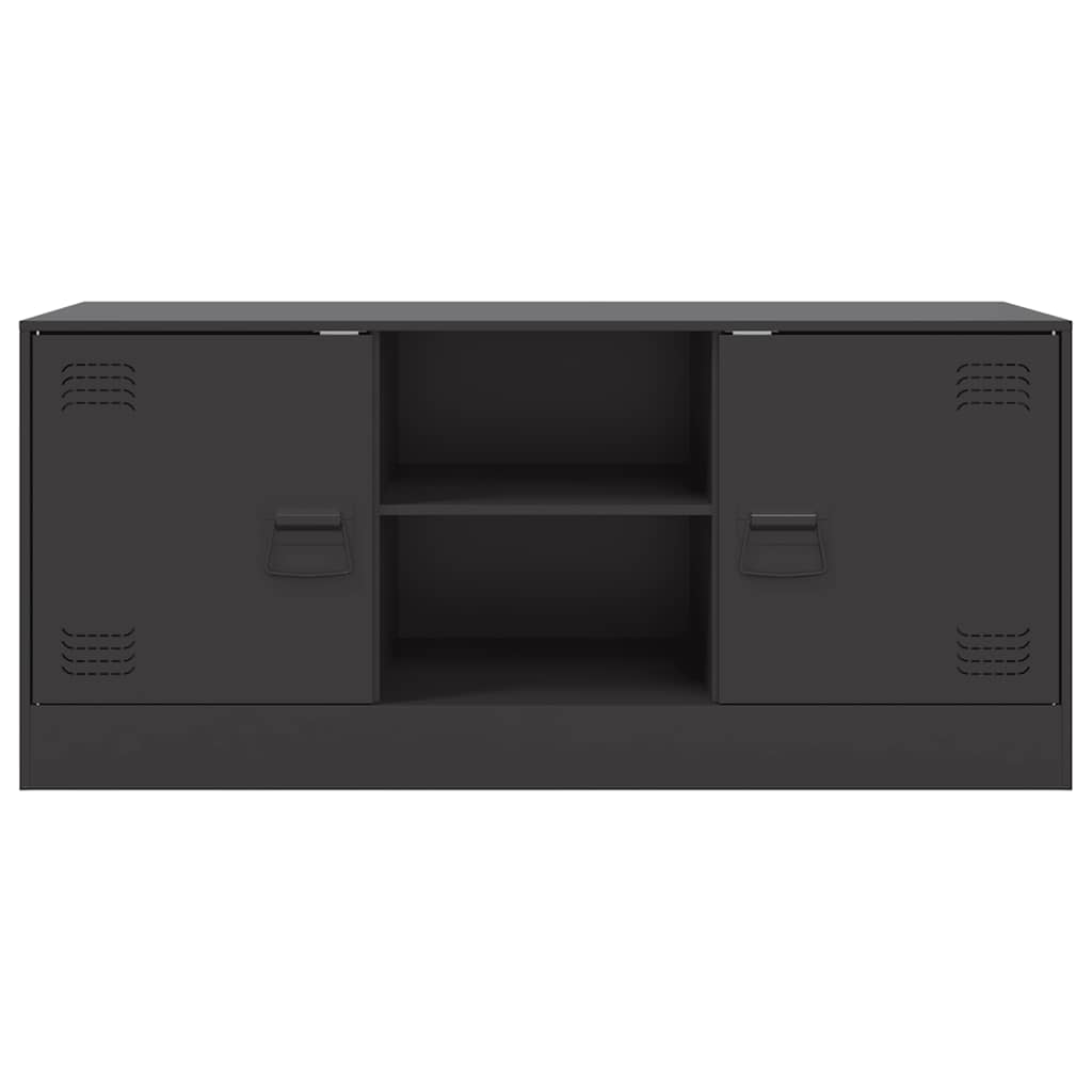 TV ormarić crni 99 x 39 x 44 cm čelični