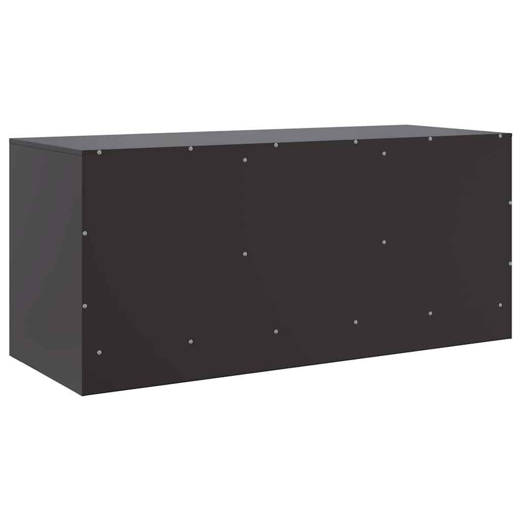 TV ormarić crni 99 x 39 x 44 cm čelični