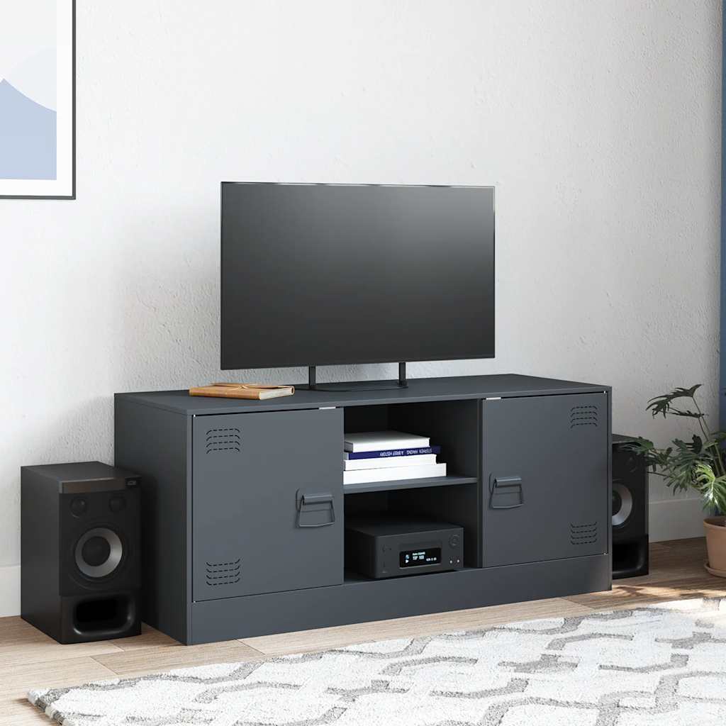 TV ormarić antracit 99 x 39 x 44 cm čelični