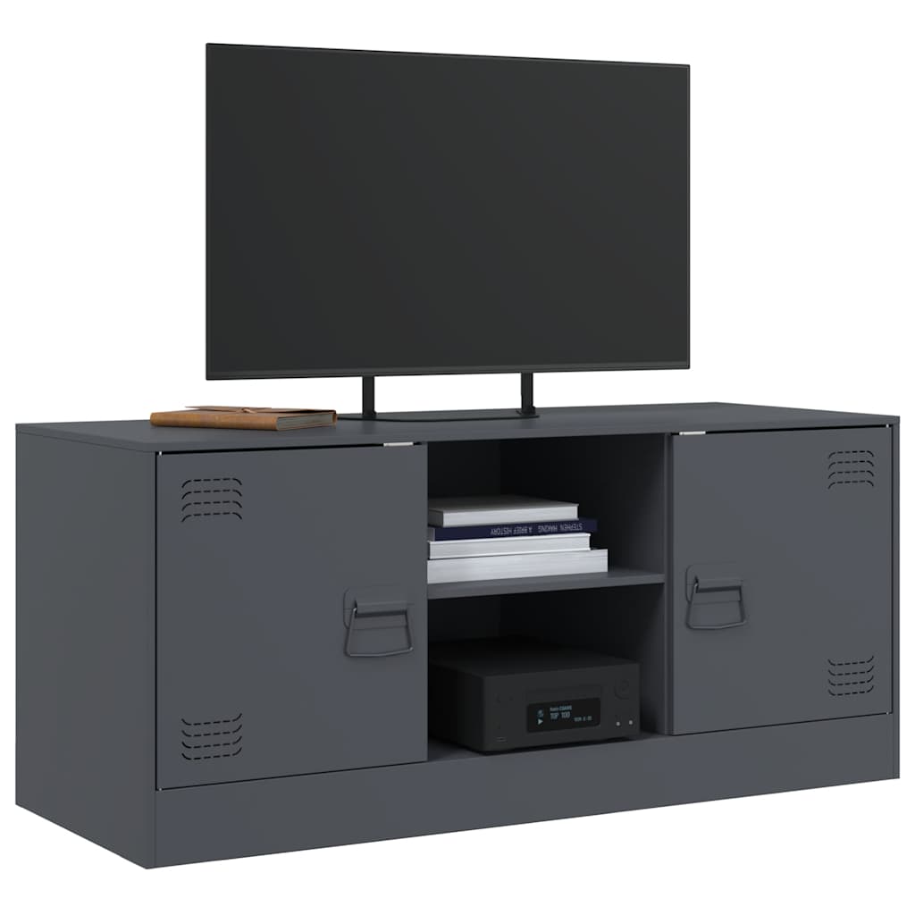 TV ormarić antracit 99 x 39 x 44 cm čelični