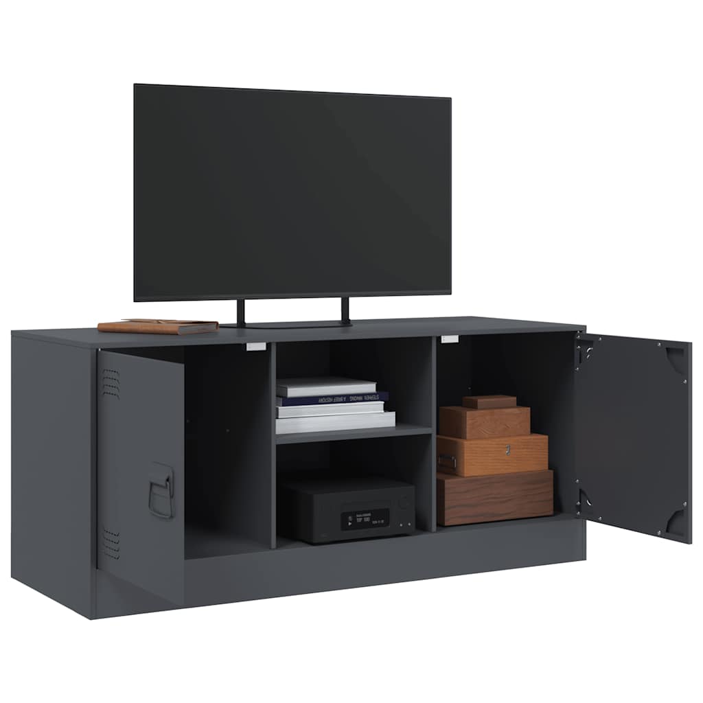 TV ormarić antracit 99 x 39 x 44 cm čelični