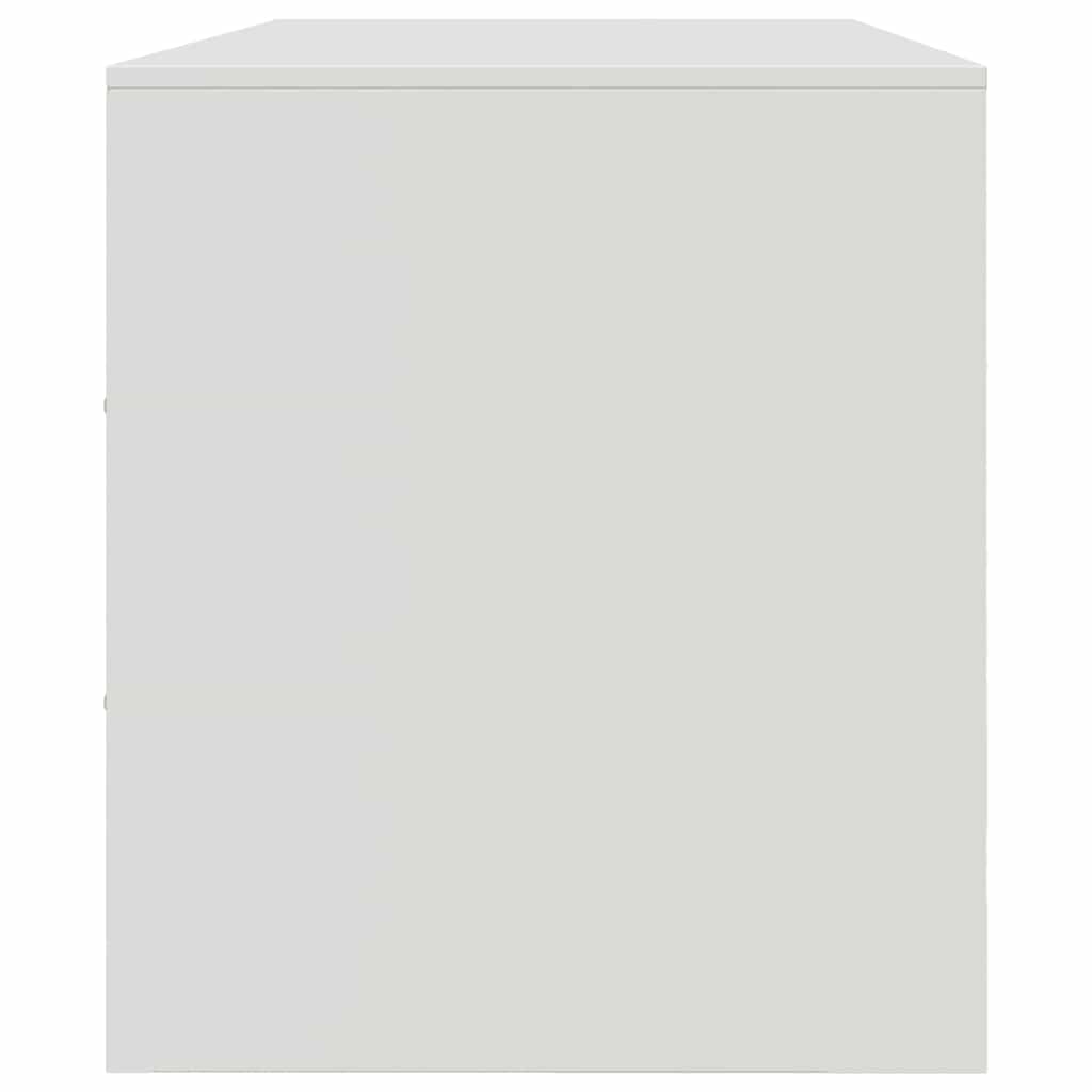 TV ormarić bijeli 99 x 39 x 44 cm čelični