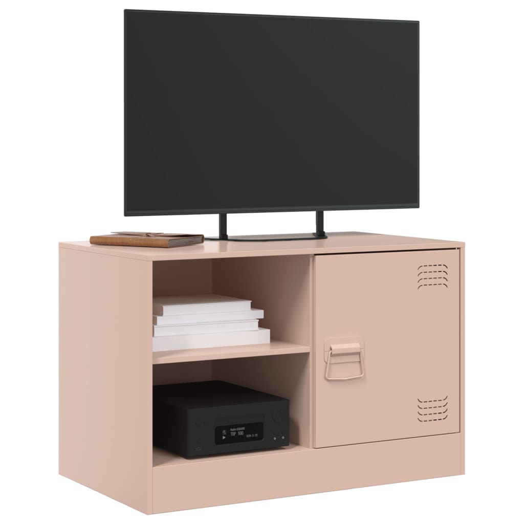 TV ormarići 2 kom ružičasti 67 x 39 x 44 cm čelični
