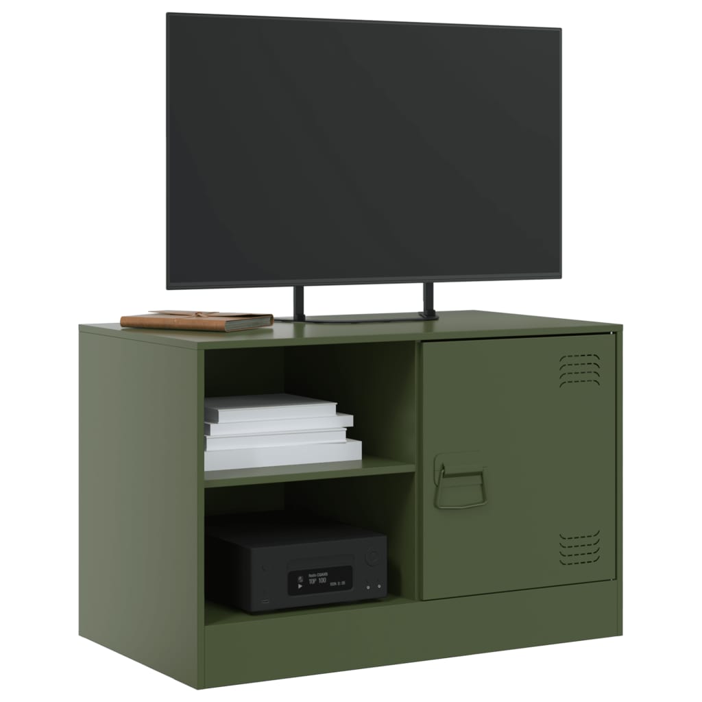 TV ormarić maslinasti 67 x 39 x 44 cm čelični