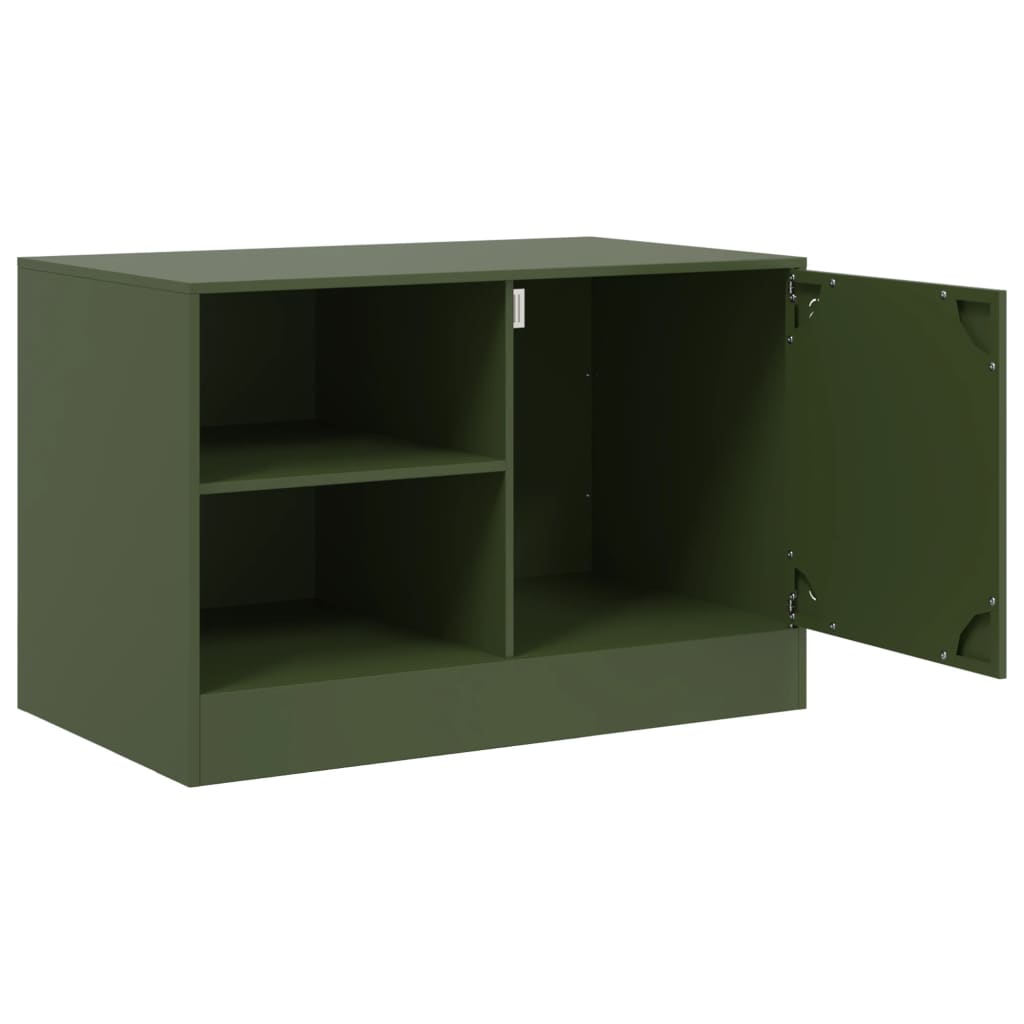 TV ormarić maslinasti 67 x 39 x 44 cm čelični