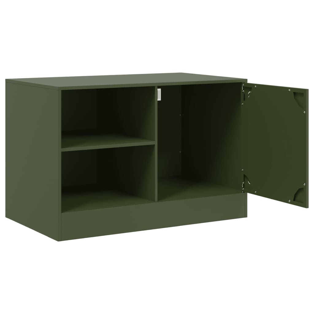 TV ormarići 2 kom maslinastozeleni 67 x 39 x 44 cm čelični