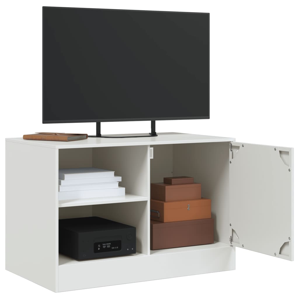 TV ormarić bijeli 67 x 39 x 44 cm čelični