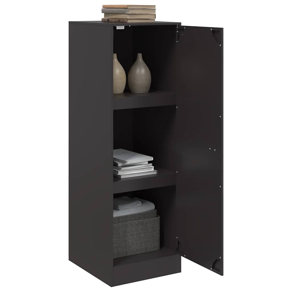 Komoda crna 34,5 x 39 x 107 cm čelična
