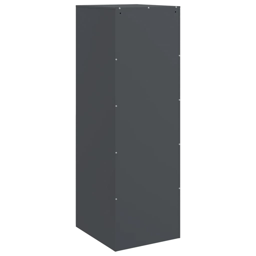 Komoda antracit 34,5 x 39 x 107 cm čelična