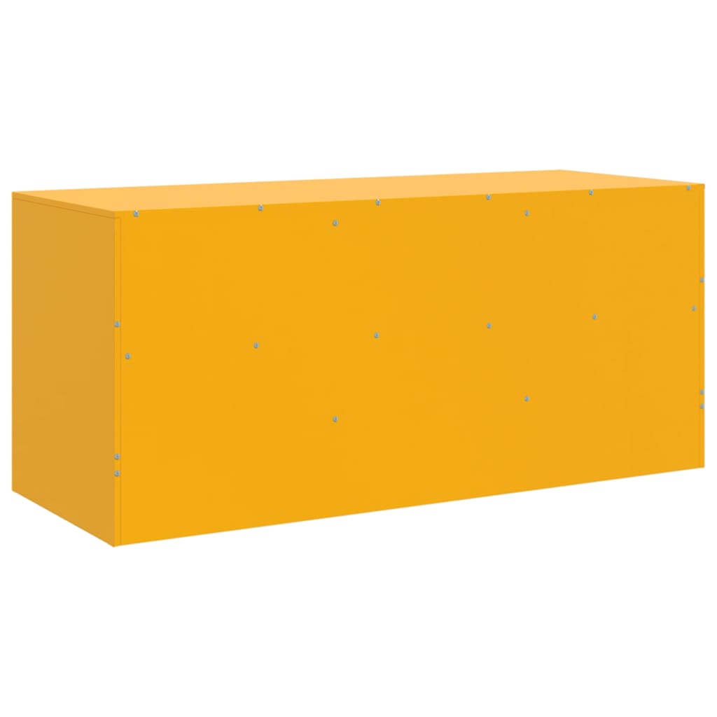 TV ormarić boja senfa 99 x 39 x 44 cm čelični