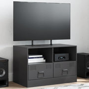 TV ormarić crni 67 x 39 x 44 cm čelični
